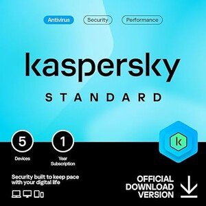 Kaspersky Standard Anti-Virus 2024 | 5 Devices | 1 Year